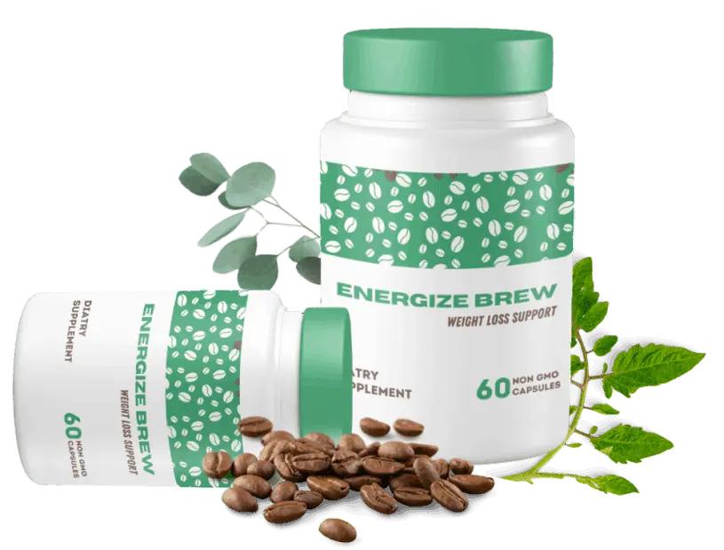 Energize Brew™ Bottles with coffee beans